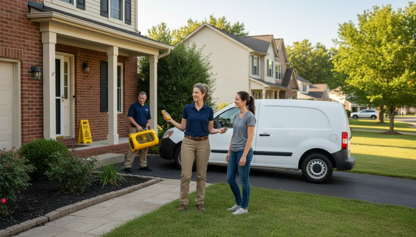 Residential water damage restoration in Spirit Lake, ID